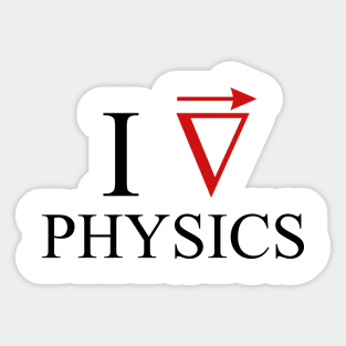 I love Physics Sticker
